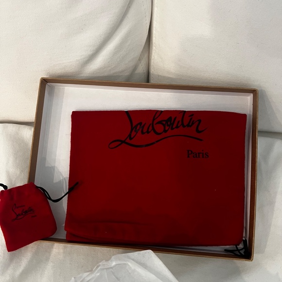 CHRISTIAN LOUBOUTIN GAMMA TALON 120 PATENT LEATHER. SIZE 38.5 / 8 1/2 - Picture 9 of 16